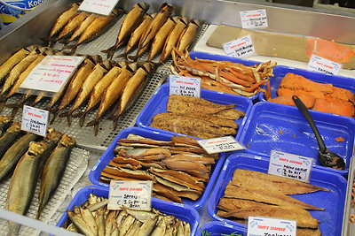 Füstölt hal választék. Bár lenne ilyen itthon is...