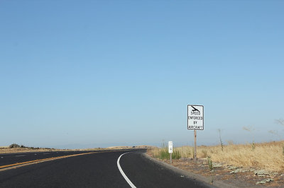 Repülőgéppel ellenőrzik a sebességet :)